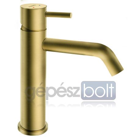 Ferro Ciriculus Mosdó csaptelep, szálcsiszolt arany