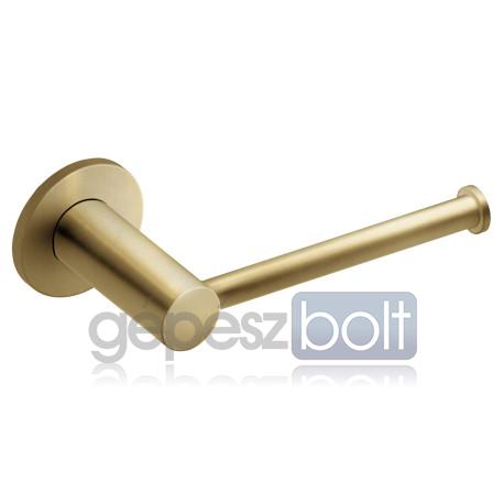 Ferro Smile szálcsiszolt arany Wc-papír tartó