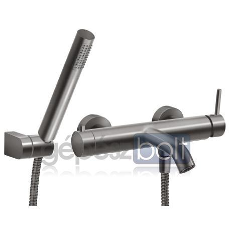 Ferro Ciriculus kádtöltő csaptelep zuhanyszettel, szálcsiszolt arany