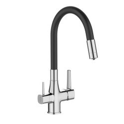 Invena Glamour vízszűrős konyhai csaptelep flexibilis kifolyócsővel BZ-02-F04-V