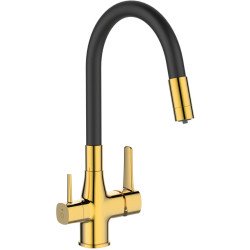 Invena Glamour vízszűrős konyhai csaptelep flexibilis kifolyócsővel BZ-02-F04-V