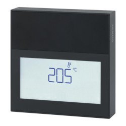 Siemens QAA2160D/BK Helyiséghőmérséklet érzékelő kijelzővel, aktív, fekete