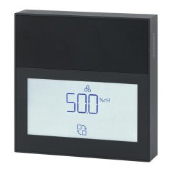 Siemens QFA2260D/BK Helyiséghőmérséklet és páratartalom érzékelő kijelzővel, aktív, fekete