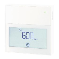 Siemens QPA2360D Helyiséghőmérséklet, páratartalom és  CO2 érzékelő kijelzővel,  aktív, fehér