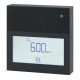 Siemens QPA2360D/BK Helyiséghőmérséklet, páratartalom és  CO2 érzékelő kijelzővel,  aktív, fekete